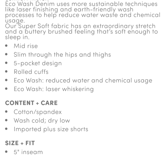 Torrid Jean Mid 5 Shorts Back Country Split - Picture 8 of 9